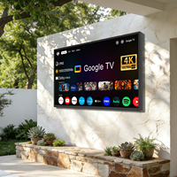 Televisor para Exteriores de 2500nits, 4K, Resistente a la Intemperie, con Control por Voz, Pantalla Inteligente para Publicidad, Resistente al Agua