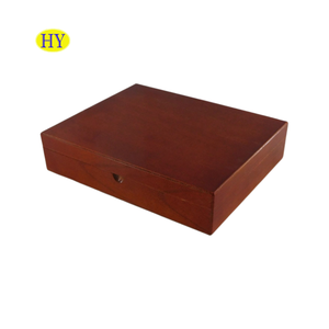 Wholesale Painted Stained Color Wood Luxury Keepsake Box Custom Handmade Wooden Gift Packaging Box
