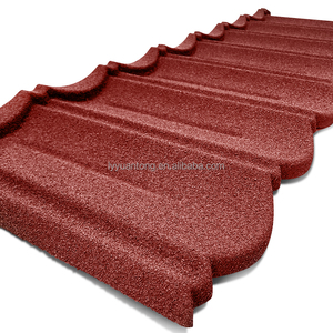 Tuile de toit de 0.4mm avec revêtement en pierre colorée, fourniture directe d'usine - Product Image 4
