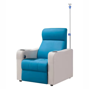 Hastane koğuşunda hasta kullanımı için ayarlanabilir arkalık yerleşik bardak tutucu infüzyon sandalye ile tıbbi infüzyon kanepe - Product Image 2