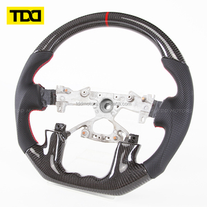 Volante Deportivo de Fibra de Carbono Real TDD Compatible con Nissan Patrol Y62 2015-2022 Negro - Product Image 3