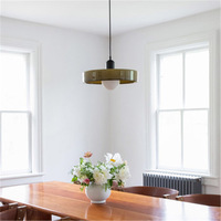 Luminaire suspendu Bauhaus moderne, lampe suspendue rétro en verre blanc pour salle à manger, restaurant, café et îlot de cuisine
