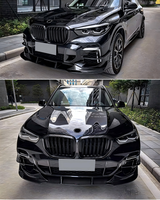 Vantwo Cadre décoratif de calandre avant en fibre de carbone sèche (non assemblage complet de la calandre) pour BMW X5 G05 2019+