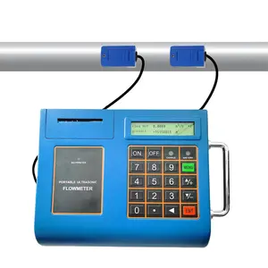 tuf2000h module liquid clamp on water flow meter ultrasonic flowmeter sensor handheld portable ultrasonic flow meter price