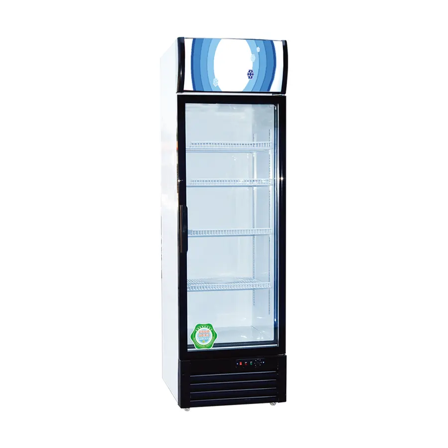 Refrigerador comercial de vegetais com exibição vertical, refrigerador de grande capacidade, freezer vertical para supermercado, refrigerador fresco