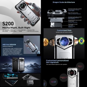 Téléphone 5G DOOGEE S200, smartphone robuste, 12 Go + 256 Go, empreintes digitales, 6,72 pouces, Android 14, Dimensity 7050, Octa Core, OTG, NFC, version nocturne - Product Image 5