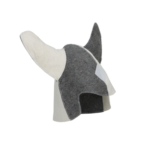 Llame <span class=keywords><strong>la</strong></span> atención <span class=keywords><strong>en</strong></span> <span class=keywords><strong>la</strong></span> sauna con este gorro de lana pura bicolor con cuernos que cambia de color de <span class=keywords><strong>lado</strong></span> a <span class=keywords><strong>lado</strong></span> - Product Image 2