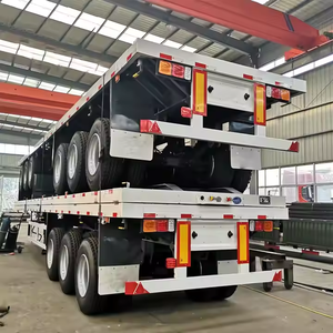 2025 Superventas de Fábrica China: Semirremolques de Plataforma Baja de Acero de 100 Metros y 5 Ejes en Venta - Product Image 4