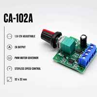 1.8V 3V 5V 6V 12V PWM régulateur de moteur à courant continu 2A interrupteur de régulation de vitesse 1803BK pièces et accessoires de générateur