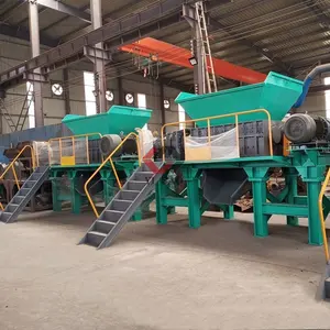 topsoil tire tyre recycling equipment used tire aluminium can compost shredder machine