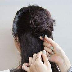 Épingles à cheveux à bord brun naturel Pooches Pull Accessoires de coiffure - Product Image 1