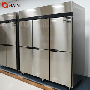 Commercial Kitchen Upright <b>Freezer</b> Refrigerators 6 Doors Vertical Refrigerator Cooler Fridge for Restaurant - Product Image 3