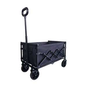 รถเข็นพับได้ใช้งานหนักปรับได้พับได้อเนกประสงค์รถแวกอนกลางแจ้งสำหรับใช้ชายหาดรถบรรทุกมือแบบพกพา - Product Image 1