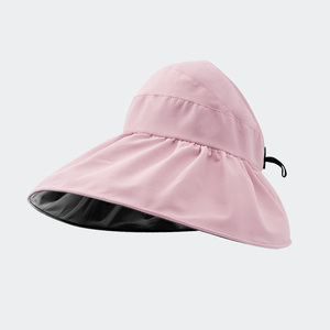 Chapeau d'été <span class=keywords><strong>en</strong></span> vinyle vide Chapeau de pêcheur pliable avec pare-soleil pour femmes - Product Image 6