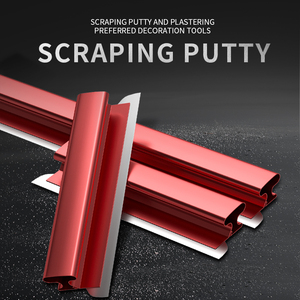 Spatola in Lega di Alluminio Argentata da 60CM, Utensile Industriale Fai-da-Te <span class=keywords><strong>per</strong></span> Finitura e Livellamento di Pareti Interne ed Esterne - Product Image 5