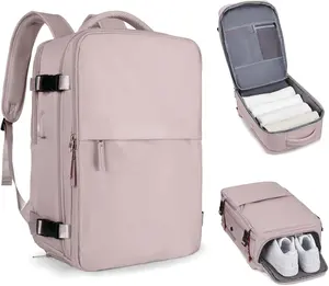 कस्टम लोगो वेकेशन मल्टी-फंक्शन बड़े वाटरप्रूफ सामान लैपटॉप ट्रैवल बैकपैक बैग