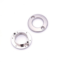 Boucle d'oeillets en métal pour chaîne de sac Fermoir perforé O Ring Vis Oeillet Oeillets en alliage de zinc pour sacs Artisanat