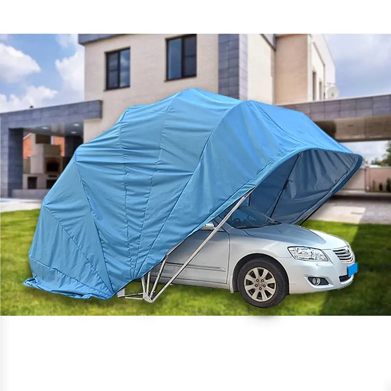 Açık araba çadırı kapak katlanır carport elektrikli araba gölgelik garajlar liman çadırı katlanabilir araba gölgelik garajlar kanopiler carports