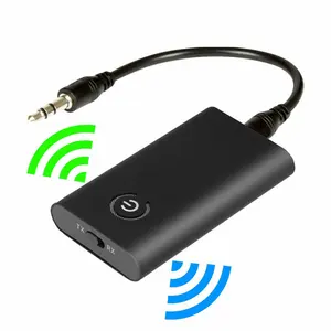 Trasmettitore e ricevitore Audio Wireless Bluetooth 2 in 1 5.0 A2DP adattatore musicale HIFI AUX RCA Jack da 3.5mm Aux per cuffie TV PC