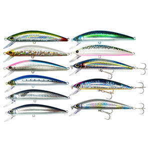 Leurre Minnow coulant ABS 37,5g, appât dur multicolore pour la pêche en mer/à bord - Product Image 1