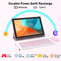 OEM 128GB 20GB RAM Dört Çekirdekli Tablet PC, Kalem ve Klavye ile, IPS 1280x800 Ekran, Android 15.0, 10 İnç, İş Kullanımı, 8MP Kamera