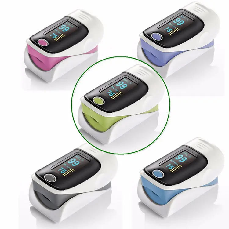 high quality led display spo2 fingertip blood pressure monitor lk87 digital oximeter finger oximeters pulse