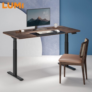 Giá rẻ văn phòng Ergonomic bảng máy tính lên Ergo Chiều cao có thể điều chỉnh động cơ kép điện 3-giai đoạn đứng bàn chân khung Úc - Product Image 1