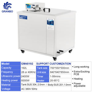 Máquina de Limpieza Ultrasónica 2025, Baño de Limpieza Ultrasónica de 192L, Unidad de Filtro GRANBO, Eléctrica, Usada para Piezas de Automóviles, Limpiador Ultrasónico Comercial - Product Image 2