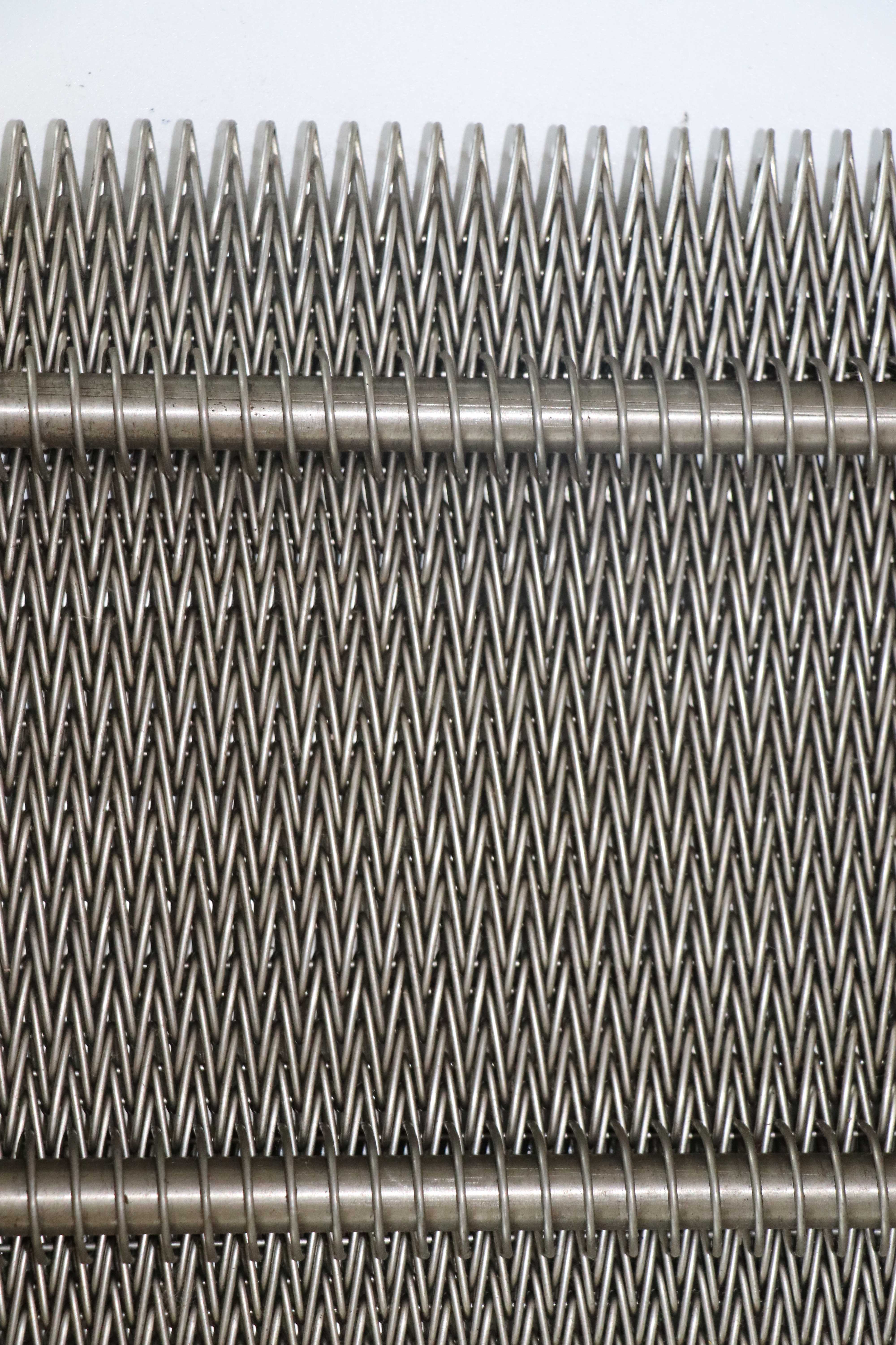 Stainless Steel Herringbone Conveyor Belt Dutch Weave Wire Mesh