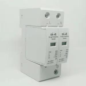 AD SPD 20KA - 40KA 2P dispositivo de protección contra sobretensiones protector contra sobretensiones doméstico C ~ 385V AC