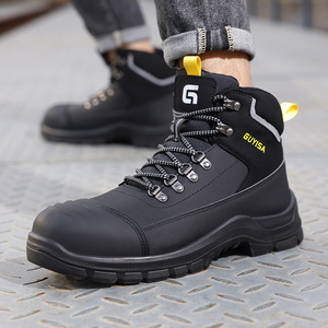 Stivali di sicurezza Unisex GUYISA Anti-smash Anti-foratura <span class=keywords><strong>scarpe</strong></span> Anti-puntura in acciaio antistatico materiale invernale <span class=keywords><strong>da</strong></span> <span class=keywords><strong>lavoro</strong></span> all'aperto-plastica in PU - Product Image 3