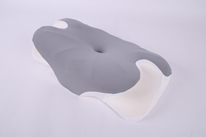 Bantal busa memori, desain unik kontur leher ortopedi dengan penyangga lengan