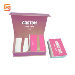 Factory Made <span class=keywords><strong>Custom</strong></span> Printing Logo Papier 2 Packungen Frage karte Deck Betrunkene Party-Spielkarte für Erwachsene - Product Image 1