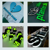 Außen- und Innenbereich Wand-Logo LED-Kanalbuchstaben Firmenbeschilderung LED 3D-Buchstaben Beleuchtetes Schild LED-Leuchtschild für Rauchershop