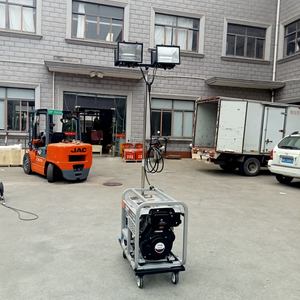 휴대용 수동 리프팅 폴 디젤 발전기 차량 조명 램프 포함 - Product Image 5