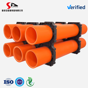 Tubo in Plastica MPP (Polietilene) ad Alta Pressione, Resistente, Estruso per Protezione Cavi Elettrici con Saldatura a Fusione - Product Image 2