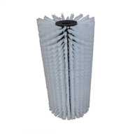 Brosse à rouleau à spirale, pour mélange de fils et de câbles