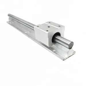 CNC 20mm Aluminum Bracket Round Linear Guide Rail SBR20 Linear Bearing Block SBR20UU