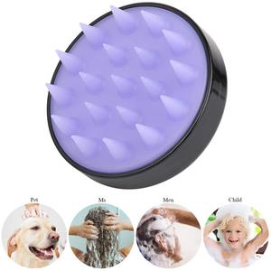 Nuevo cepillo de silicona redondo para baño a $0.15 / Cepillo para masaje del cuero cabelludo y desenredante para cabello seco - Product Image 4