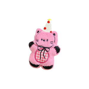 Colgantes de Peluche de Gato y Conejo Rosa para Cumpleaños, Estilo Dulce Totalmente Rosa para Venta al por Mayor de Boutique Kawaii - Product Image 2