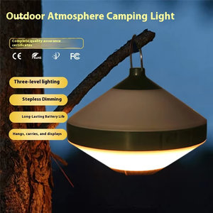 Lumière d'ambiance de camping LED, éclairage de stand, longue durée de vie de la batterie en extérieur, lumière colorée, guirlande lumineuse décorative de rangement - Product Image 3