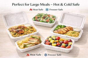 9x6 Inch100% Biodegradable Compostable Tableware Disposable Bagasse Sugarcane <b>Takeaway</b> Paper Lunch Food Box <b>Container</b> - Product Image 2