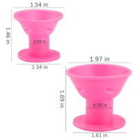 20 rouleaux magiques pour cheveux (10 grands et 10 petits) – Bigoudis en plastique à froid pour le coiffage