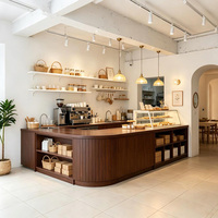 Ensemble de meubles de restaurant et de café modernes sur mesure, table et chaises de salle à manger commerciales complètes pour hôtel, café