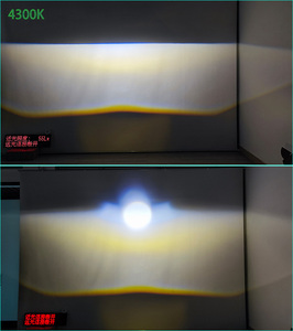 Idison W35-S Đen tri-màu kép chiếu cao beam75w thấp beam57w Sương Mù Ánh sáng 8300ml ống kính máy chiếu foglamp cho TOYOTA 3.0inch - Product Image 6