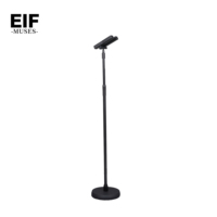 EIF Offres Spéciales Condensateur Professionnel Debout Double Simple Chœur Chœur Église De Mariage Métal Filaire Support D'enregistrement Microphone