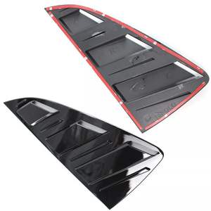 Rejillas de Ventilación Falsas para Ventana Trasera de Volkswagen Polo 2011-2017, de Plástico, con Cinta Adhesiva y Tornillos para Instalación - Product Image 3