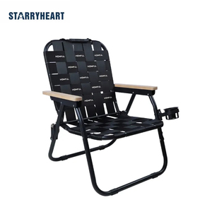 STARRYHEART Vente en gros de chaises de camping pliables faites à la main en plein air chaise de plage pliante à dos - Product Image 1