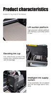 Dowin Automatische A3 Uv Flatbed Printer Met Xp600 I3200 Printkop Snellere Snelheid Pvc Sticker Telefoonhoesjes Pennen Uv Drukmachine