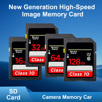 Fabrik-Großhandel Hochgeschwindigkeits-U3-Video-SD-Karte Große 128GB 64GB 32GB 16GB Speicherkarte für Kamera und Handy aus Kunststoff